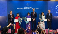Ba nhà khoa học nữ xuất sắc năm 2022 được nhận Giải thưởng L’Oréal – UNESCO Vì sự phát triển phụ nữ trong khoa học