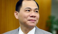 Số cổ phiếu vợ chồng nhà ông Vượng nhận về có giá trị khoảng 5,5 ngàn tỷ đồng.