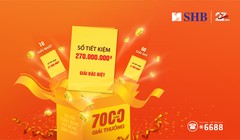 Chương trình nhằm tri ân những khách hàng đã luôn tin tưởng và đồng hành cùng SHB trong suốt hành trình phát triển.