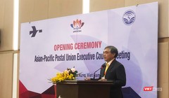 Thứ trưởng Bộ Thông tin và Truyền thông Nguyễn Minh Hồng phát biểu khai mạc hội nghị