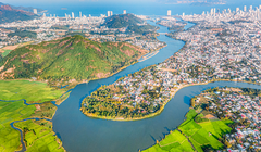 Một góc TP. Nha Trang, tỉnh Khánh Hòa (Ảnh: Báo Khánh Hòa)