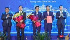 Phó Thủ tướng Chính phủ Trần Lưu Quang trao quyết định phê duyệt Quy hoạch tỉnh Quảng Nam thời kỳ 2021-2030, tầm nhìn đến năm 2050.