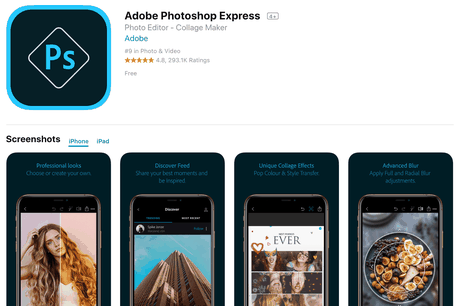 adobe photoshop express snapseed for android