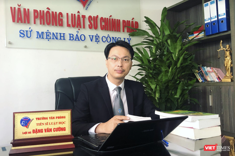 Luật sư Đặng Văn Cường - Trưởng Văn phòng Luật sư Chính Pháp (Ảnh - NVCC)