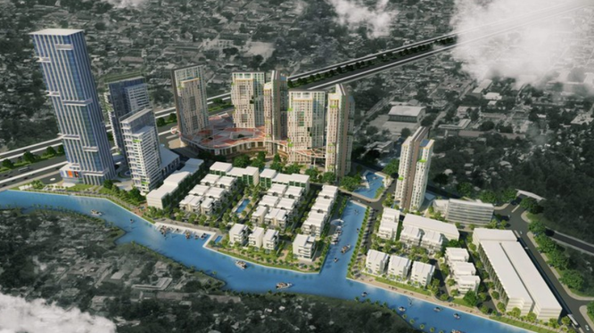 Phối cảnh dự án Investco Green City