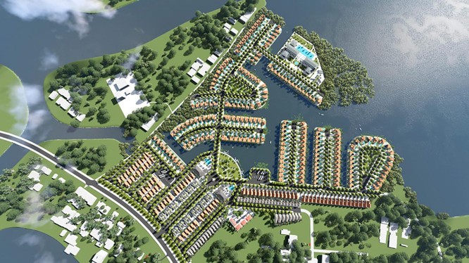 Dự án Khu đô thị Cồn Tiến (Hội An, Quảng Nam) do Công ty CP Đạt Phương làm chủ đầu tư (ảnh datphuong.com)