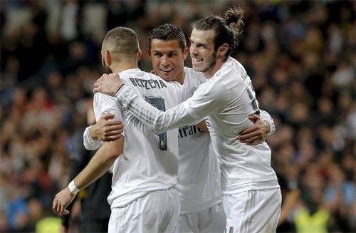 Bộ ba tấn công Benzema - Bale - Cristiano Ronaldo