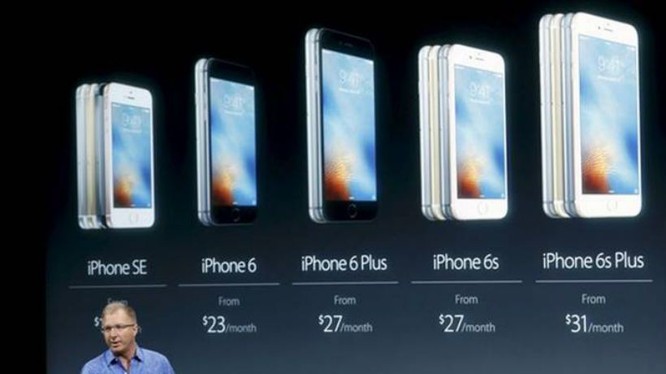 iPhone lao dốc, Apple giảm gần 15% doanh thu
