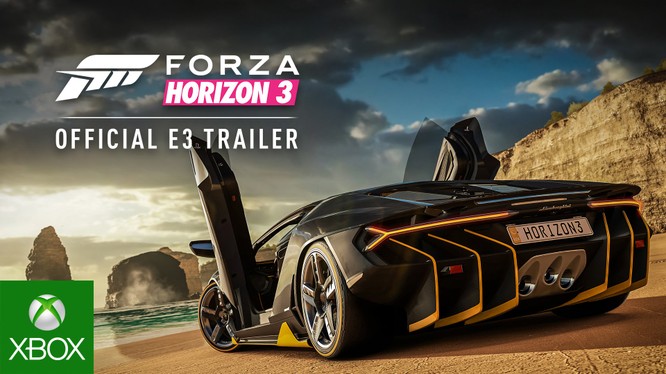 Game đua xe Forza Horizon 3 ra mắt trailer vượt địa hình