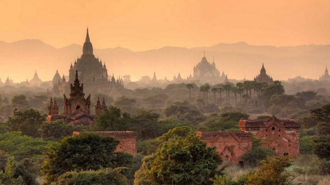 Thánh địa Bagan của Myanmar vừa được UNESCO công nhận là di sản thế giới. Nguồn: Chanel News Asia