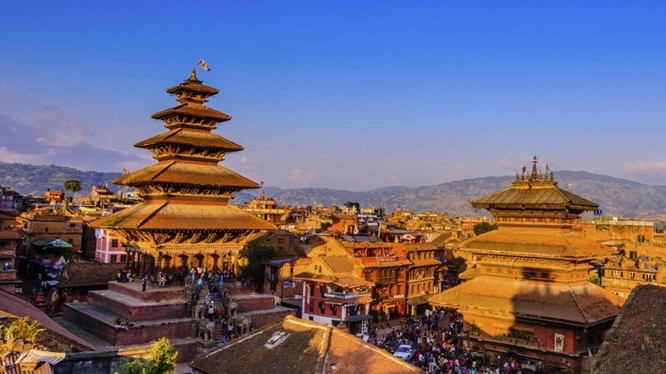 Khám phá vẻ đẹp văn hóa Nepal qua lễ hội Bagh Bhairav. Ảnh: Xinhua