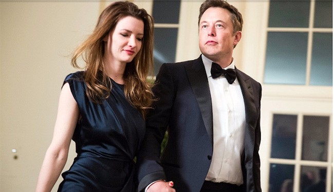 Elon Musk và vợ cũ Talulah Riley. Nguồn: Business Insider