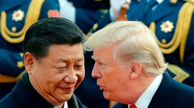 Chủ tịch Trung Quốc Tập Cận Bình (trái) và Tổng thống Mỹ Donald Trump. Ảnh: Business Insider