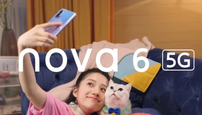 Huawei Nova 6 5G. Ảnh: Gizmochina
