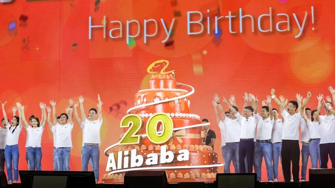 Vốn hóa thị trường của Alibaba đã tăng lên tới 570 tỷ đô la vào năm 2019 tính đến ngày 20 tháng 12 đưa công ty này trở thành công ty có giá trị thị trường lớn nhất châu Á. Ảnh: Nikkei Asian Review