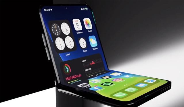 Apple sẽ hợp tác với LG để làm iPhone màn hình gập. Ảnh: Sohu