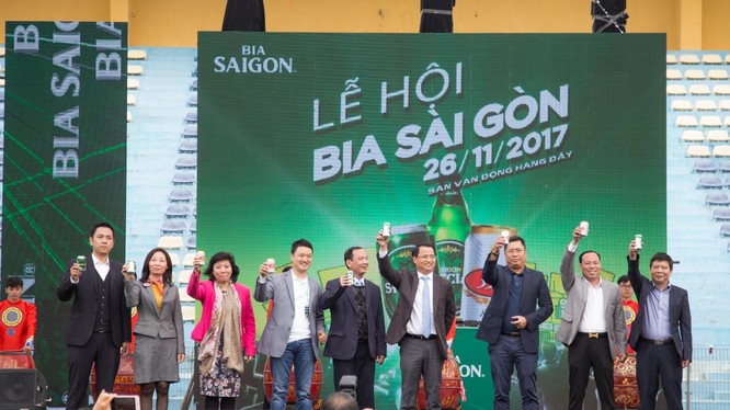 "Lễ hội bia" được tổ chức nhân kỷ niệm 142 năm ra đời thương hiệu Bia Sài Gòn (Nguồn: Sabeco)