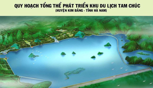 Quy hoạch tổng thể phát triển Khu DLQG Tam Chúc, tỉnh Hà Nam đến năm 2030 (Nguồn: Internet)