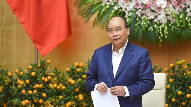 Thủ tướng phát biểu chỉ đạo tại phiên họp Chính phủ thường kỳ tháng 1/2019 - Ảnh: VGP/Quang Hiếu