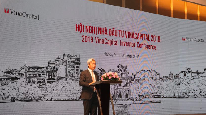 Ông Don Lam - CEO của tập đoàn VinaCapital - phát biểu tại Hội nghị nhà đầu tư VinaCapital 2019