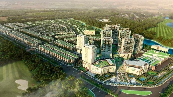 Phối cảnh dự án Khu Đô thị Thương mại - Dịch vụ Tân Phú mà Protrade Corp muốn xây dựng trên 43 ha "đất vàng" ở Bình Dương (Ảnh: Internet)