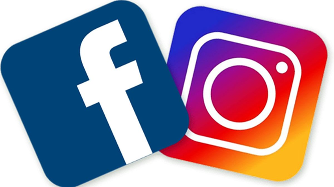 Logo của Facebook và Instagram