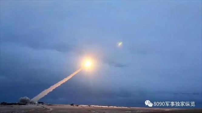 Một vụ phóng thử nghiệm tên lửa sử dụng sức đẩy hạt nhân 9M370 Burevestnik 