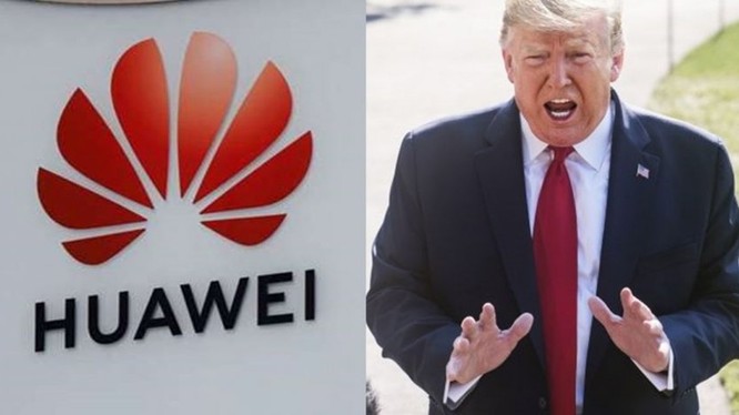 Tổng thống Donald Trump tuyên bố với các phóng viên trước khi lên máy bay từ New Jersey về Nhà Trắng: "Tôi căn bản không muốn làm ăn với Huawei vì đó là mối đe dọa đối với an ninh quốc gia” 