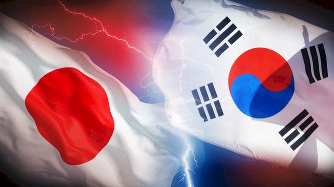 Quan hệ Hàn Quốc - Nhật Bản đang xấu đi nghiêm trọng do vấn đề lịch sử để lại. Ảnh: RTI