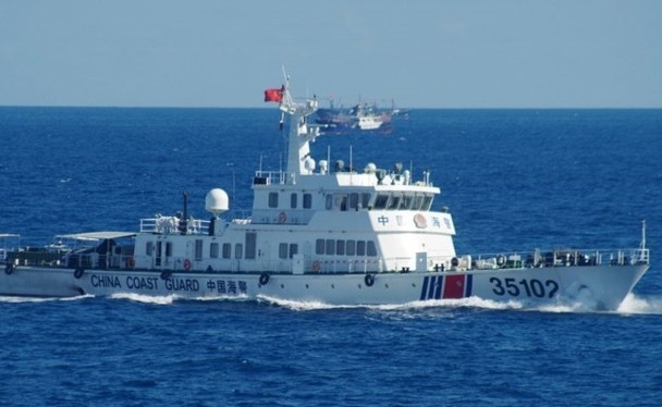 Ngày 30/12.Bộ Ngoại giao Indonesia đã triệu Đại sứ Trung Quốc đến trao công hàm phản đối tàu hải cảnh Trung Quốc xâm phạm vùng đặc quyền kinh tế nước này. Ảnh: tàu Hải cảnh Trung Quốc (Ảnh: Đông Phương).