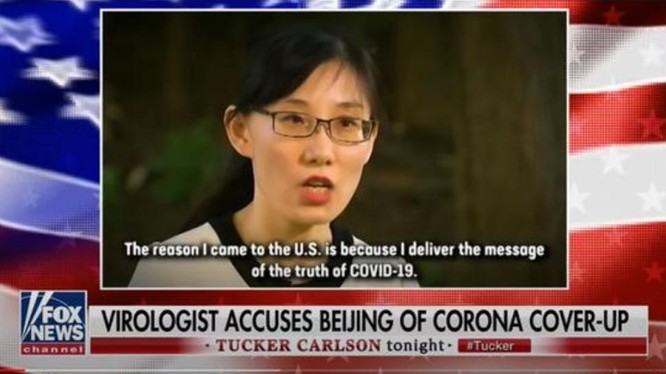 Tiến sĩ Diêm Lệ Mộng xuất hiện trên Fox News tố cáo Trung Quốc đã che giấu sự thật về dịch bệnh ngay từ khi họ biết virus corona mới có thể truyền từ người sang người (Ảnh: Dweutsche Welle).