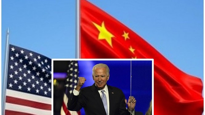 Chính sách đối với Trung Quốc của tổng thống sơ cử Joe Biden đang là đề tài rất được dư luận quốc tế và Trung Quốc quan tâm (Ảnh: Toutiao).