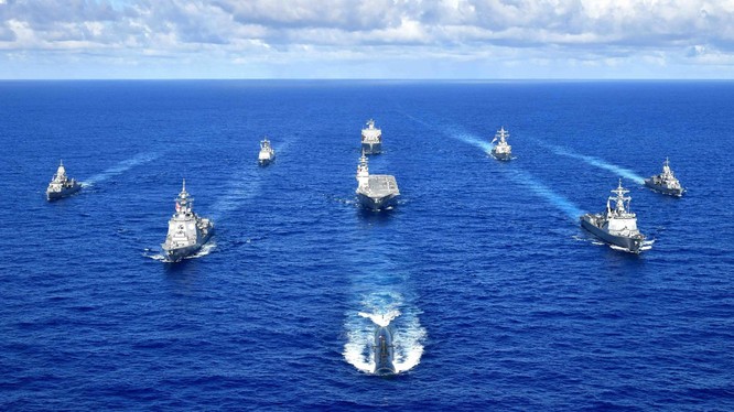 Mỹ có kế hoạch tái lập Hạm đội Một để tăng cường sức mạnh và sự có mặt tại khu vực Ấn Độ - Thái Bình Dương nhằm đối phó Trung Quốc (Ảnh: Twitter@U.S. Pacific Fleet).