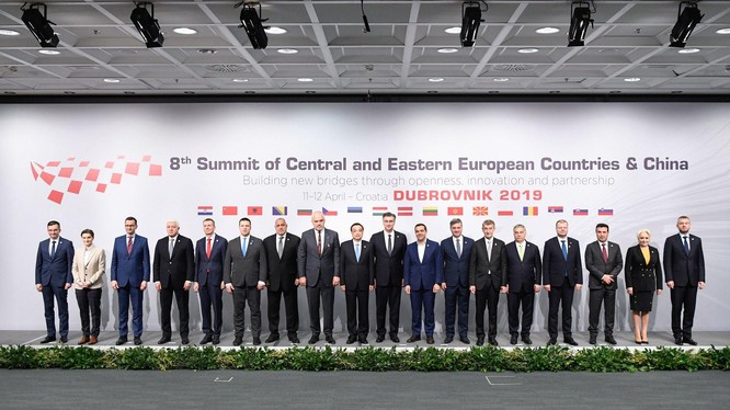 Hội nghị thượng đỉnh Trung Quốc - Trungm Đông Âu lần trước tại Dubrovnik, Croatia (Ảnh: Tân Hoa xã).