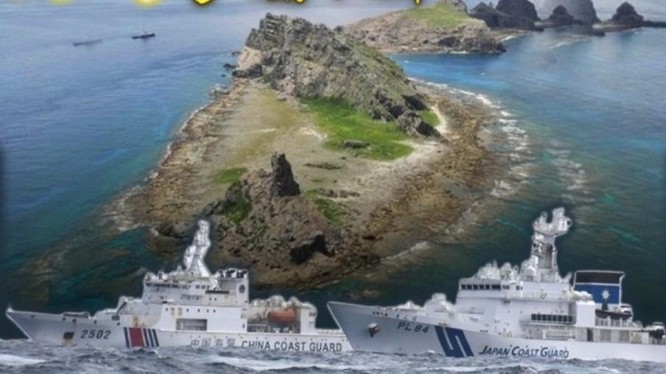 Sau khi Luật Hải cảnh Trung Quốc có hiệu lực hôm 1/2, tàu Hải cảnh Trung Quốc đã 6 ngày đi vào vùng biển Senkaku với 14 lần chiếc (Ảnh: Đông Phương).
