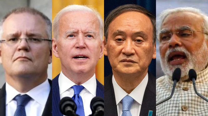 4 nhà lãnh đạo tham dự Đối thoại an ninh đã tuyên bố không ảo tưởng về Trung Quốc (Ảnh: qienews).
