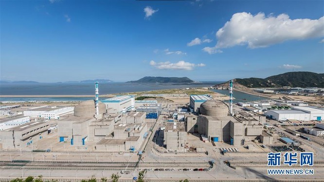 Toàn cảnh Nhà máy điện hạt nhân Đài Sơn, Quảng Đông liên doanh giữa Pháp với Trung Quốc (Ảnh: Guancha).