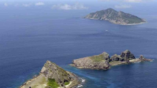 Quần đảo Senkaku/Điếu Ngư do Nhật đang kiểm soát hiện là điểm nóng tranh chấp biển đảo giữa Trung Quốc và Nhật (Ảnh: Dwnews).