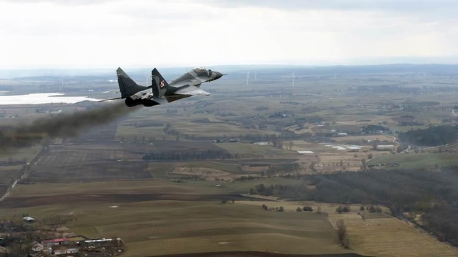 Một máy bay MiG-29 Fulcrum của Không quân Ba Lan (Ảnh: chinatimes).