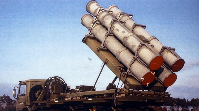 Hệ thống tên lửa bờ đối hạm Harpoon sẽ được Dan Mạch chuyển giao cho Ukraine (Ảnh: Newtalk).