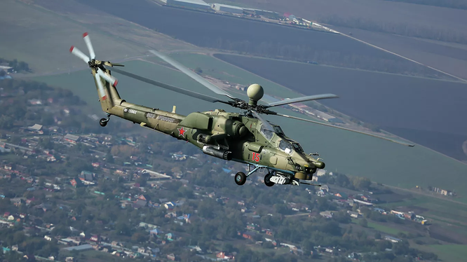 Trực thăng vũ trang Mi-28NM được trang bị tên lửa không đối đất mới "305" (Ảnh: Sputnik).