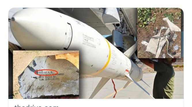 Trang web TheDrive của Mỹ viết về sự xuất hiện của tên lửa AGM-88 HARM ở Ukraine (Ảnh: Zhihu).