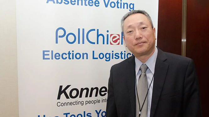 Ông Eugene Yu. Giám đốc Công ty dịch vụ bầu cử Konnech (Ảnh: New York Post).