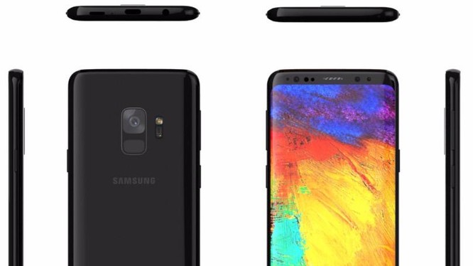 Hình ảnh dựng của Galaxy S9 để khắc phục nhược điểm thiết kết của Galaxy S8 được tạp chí Forbes và công ty Ghostek đưa ra hồi tháng 12/2017. Nguồn: Forbes