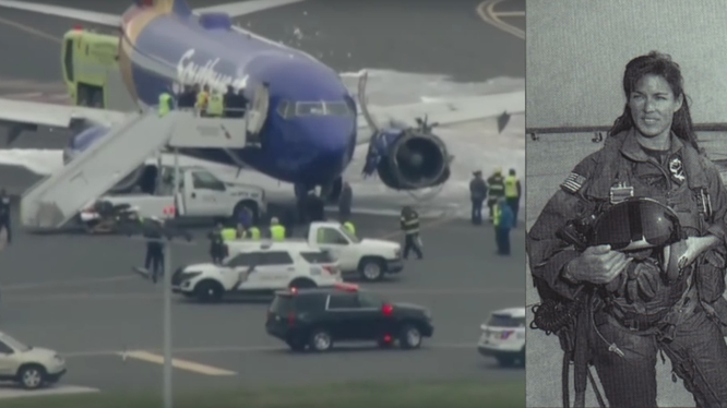 Hình ảnh hiếm hoi về Tammie Jo Shults, nữ phi công cứu sống 143 hành khách trên chuyến bay gặp sự cố của Southwest Airlines. Nguồn: Jalopnik