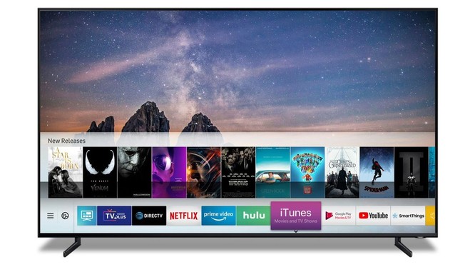 iTunes sẽ sớm có mặt trên các mẫu TV Samsung vào thời gian tới. Ảnh: TheVerge