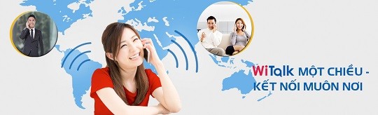 WiTalk giúp khách hàng gọi điện và gửi tin nhắn thông qua internet.