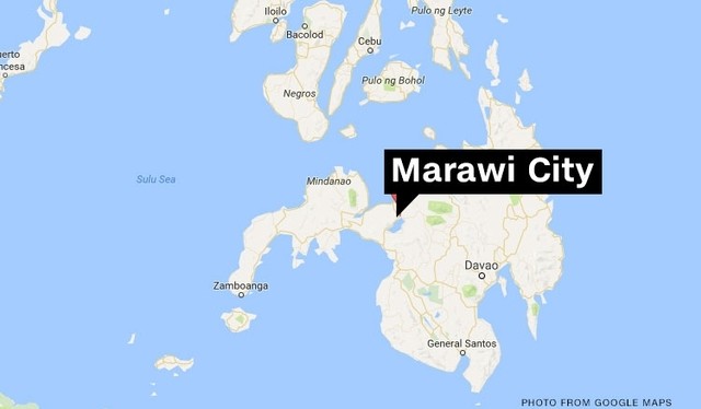 Thành phố Marawi trên bản đồ