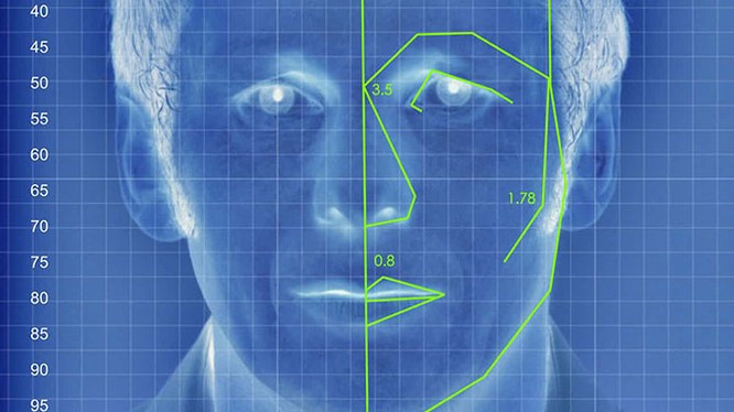 Hình minh họa công nghệ phân tích khuôn mặt tương tự như trong thí nghiệm. Hình: Alamy
