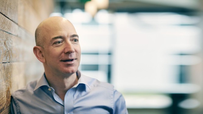 Tỷ phú Jeff Bezos, ông chủ Amazon. Ảnh: Michael Prince